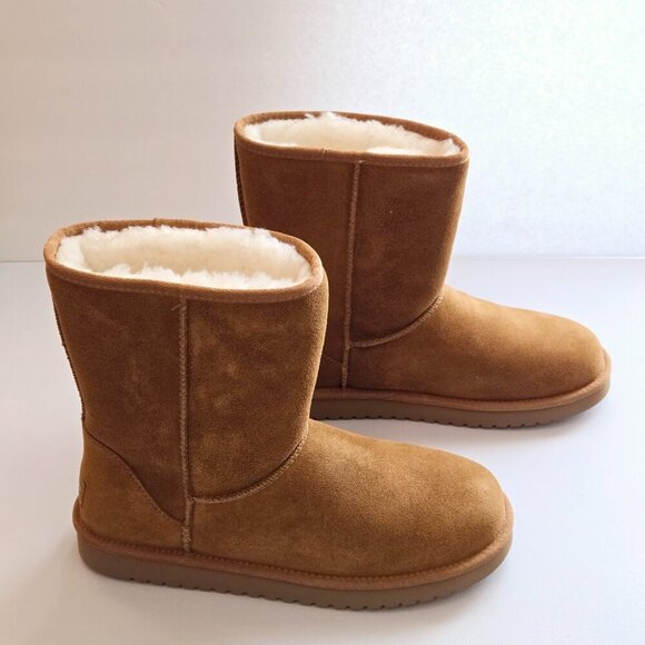 UGG Koolaburra Women's Chestnut Koola Short Flat Heel Winter Boots Sz 9 - Picture 4 of 10